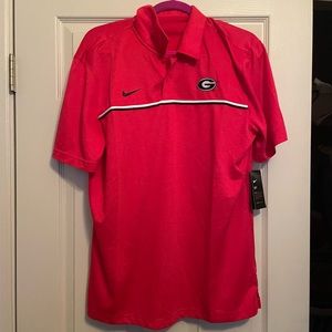 Nike dri fit Georgia bulldogs polo NWT original price 75.00